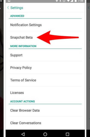 Snapchat Beta for Android 12.40.0.34